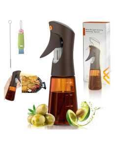 Atomizador de Aceite de Oliva SHEGZHUC 200ml Vidrio Marrón