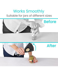 Abre Frascos Vive - Herramienta para Manos Débiles - Negro 2