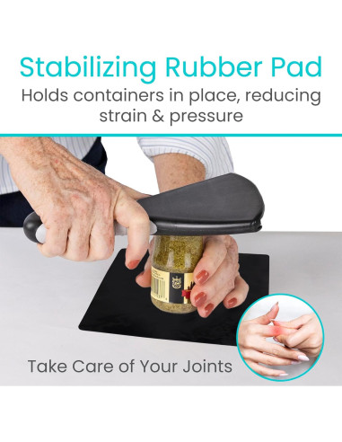 Abre Frascos Vive - Herramienta para Manos Débiles - Negro