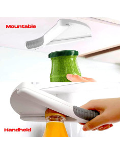 Abrebotellas y Tarros Elm City Direct Blanco Montable 2