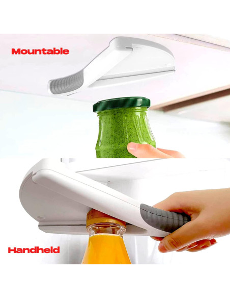 Abrebotellas y Tarros Elm City Direct Blanco Montable