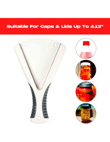 Abrebotellas y Tarros Elm City Direct Blanco Montable