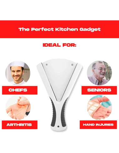 Abrebotellas y Tarros Elm City Direct Blanco Montable