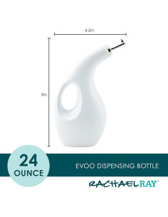 Botella Cerámica Rachael Ray 680ml para Aceite y Vinagre 2