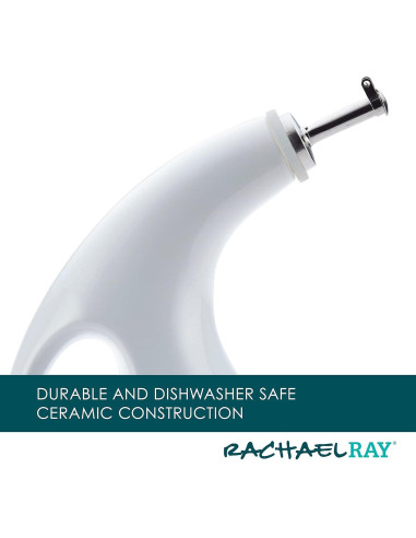Botella Cerámica Rachael Ray 680ml para Aceite y Vinagre