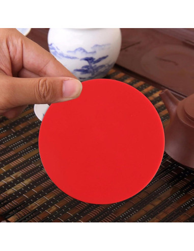 Abridor de Tarros de Goma WLngtv Rojo Multiusos 15cm