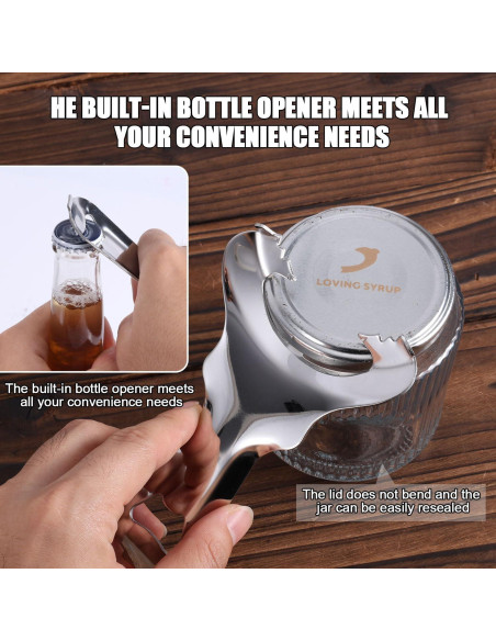 Abridor de Tarros 2 Piezas BOXOB Acero Inoxidable 14.2x8.8cm