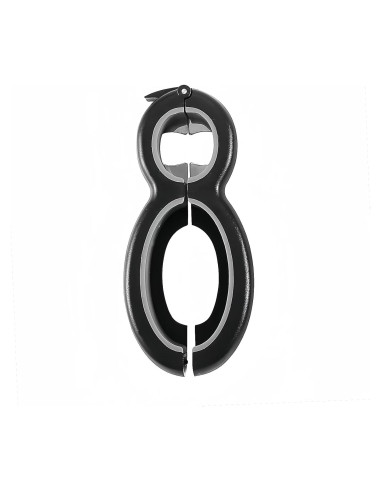 Abrebotellas 6 en 1 XCZBX Acero Inoxidable Gris