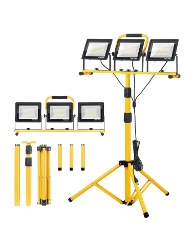 Luz de Trabajo LED 21000 Lúmenes Zetunlo con Trípode IP66