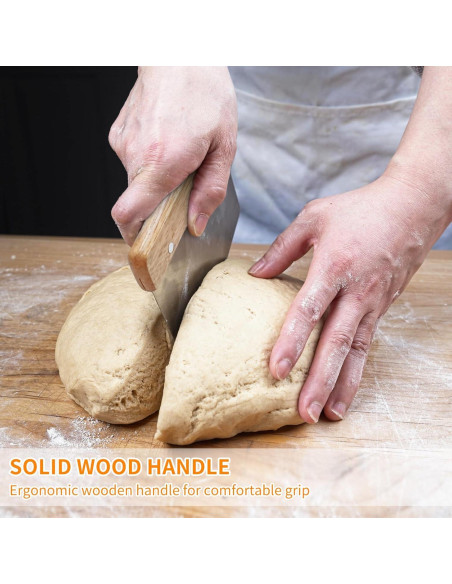 Cortador de Masa ALLTOP - Raspador de Acero Inoxidable 130g