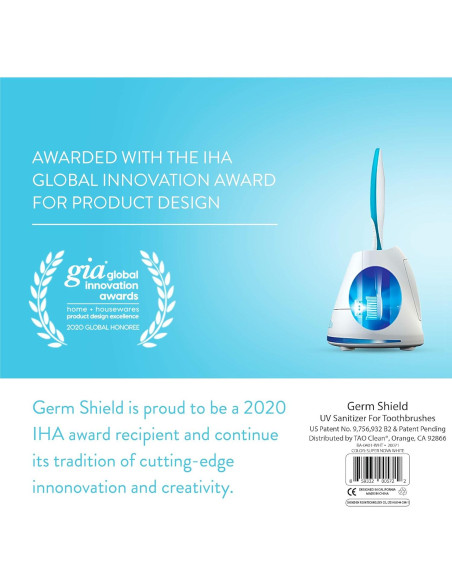 Desinfectante UV para Cepillos de Dientes TAO Clean Germ Shield