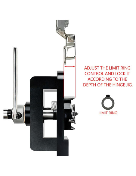 Plantilla de Bisagra Oculta 35mm CenfeiTooL para Carpintería Plantilla de Bisagra Oculta 35mm CenfeiTooL para Carpintería