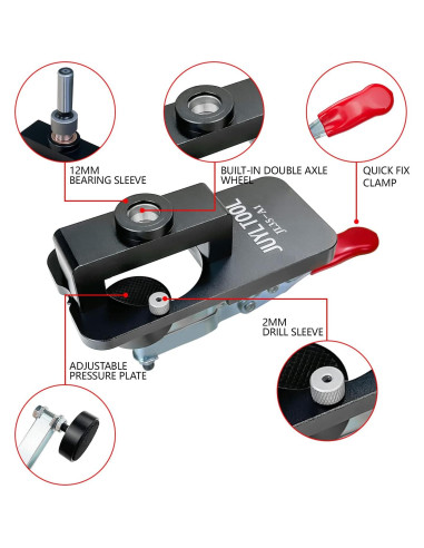 Plantilla de Bisagra Oculta 35mm CenfeiTooL para Carpintería