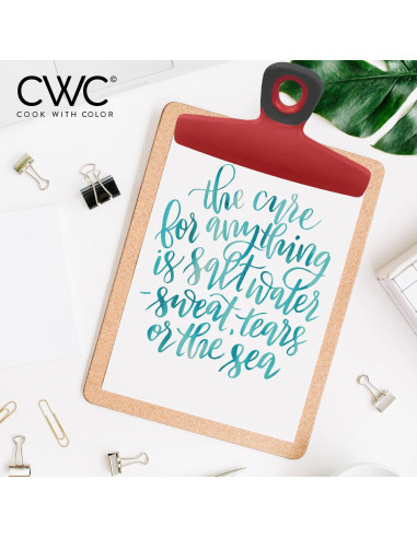 Clips de Alimentos Cook with Color Rojos 4 Piezas 12,7 cm