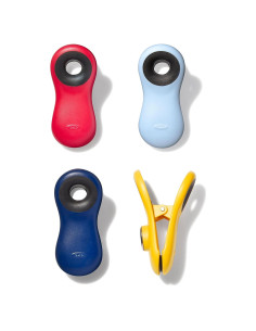 Clips Magnéticos Multiusos OXO - 4 Piezas, Colores Variados