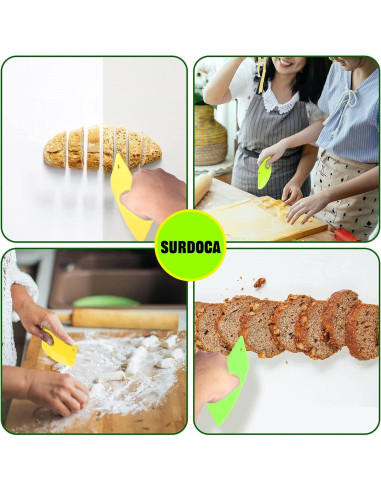 Raspador de Masa SURDOCA 13.5x9cm Plástico Libre BPA