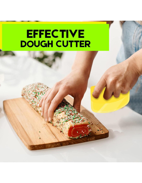 Raspador de Masa SURDOCA 13.5x9cm Plástico Libre BPA