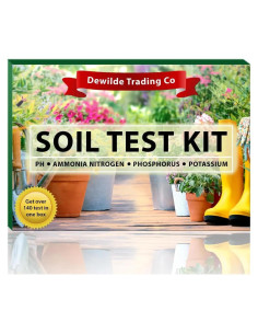 Kit de Prueba de Suelo Dewilde - 140 Pruebas pH Nitrógeno