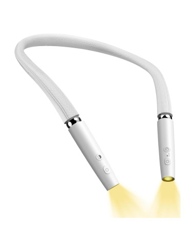 Luz de Lectura para el Cuello NIVAVA LED Blanca 360 Ajustable