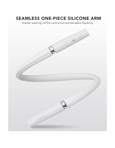 Luz de Lectura para el Cuello NIVAVA LED Blanca 360 Ajustable