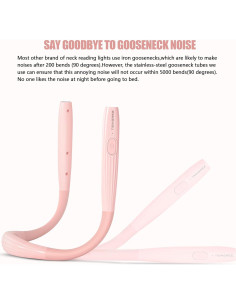 Luz de Lectura LED para Cuello Recargable 3 Colores 3 Brillos 2