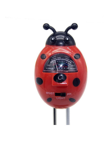 Medidor de Suelo 3-en-1 TopHomer pH, Humedad y Luz Jardín