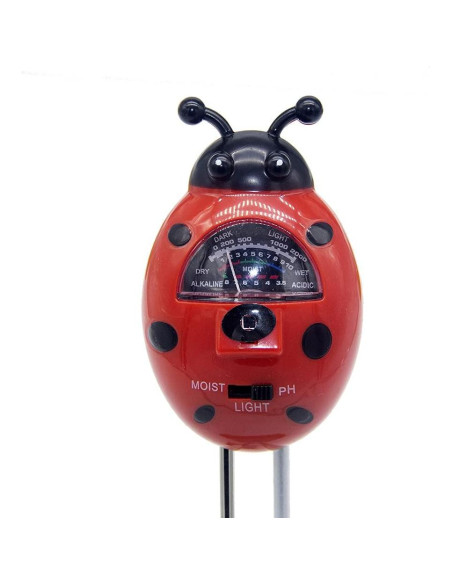 Medidor de Suelo 3-en-1 TopHomer pH, Humedad y Luz Jardín