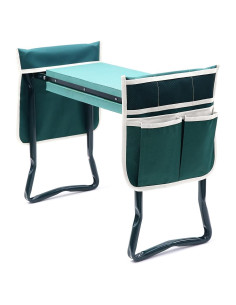 Rodillo y Asiento de Jardín Ohuhu Verde 2-en-1 Plegable