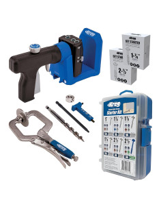 Kreg Pocket-Hole Jig 520PRO con Kit de Tornillos 260 Piezas