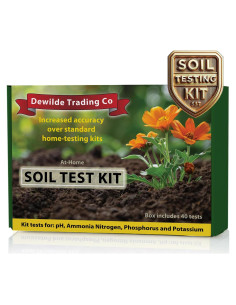 Kit de Prueba de Suelo 4 en 1 Dewilde - 40 Pruebas pH/N/P/K