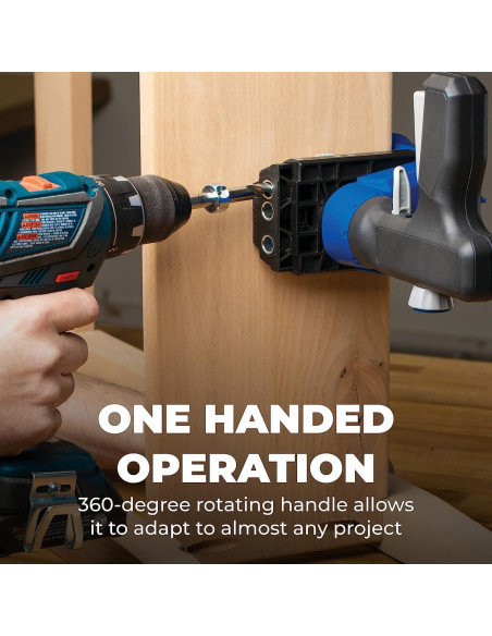 Kreg Pocket-Hole Jig 520PRO con Kit de Tornillos 260 Piezas