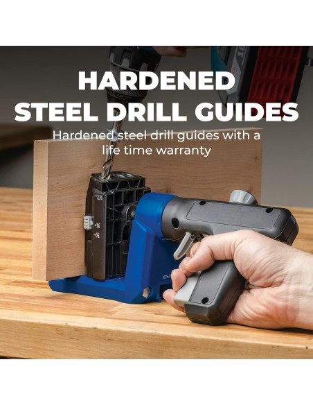 Kreg Pocket-Hole Jig 520PRO con Kit de Tornillos 260 Piezas