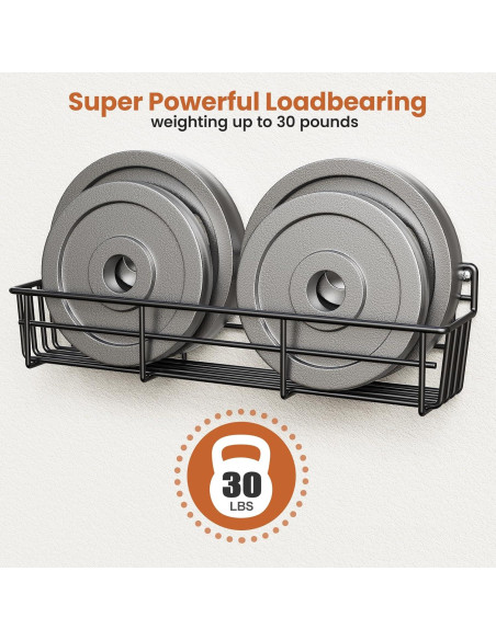 Organizador de Especias Colgante Mystozer 4 Estantes Negro