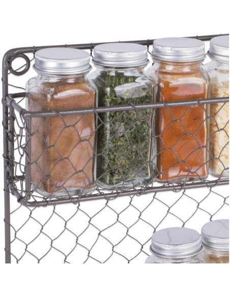 Estante de Especias DII Vintage de Metal 2 Niveles 0.45kg