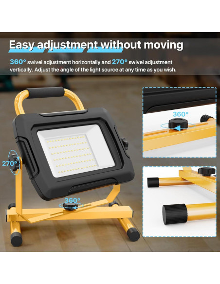 Luz de Trabajo LED HYPERLITE 50W 5000 Lúmenes Impermeable