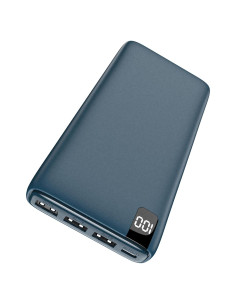 Banco de Energía IXNINE 26800mAh Carga Rápida 4 Salidas LED Azul