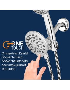 Sistema de Ducha Doble Waterpik XPB-133E 8 Modos Cromo 2