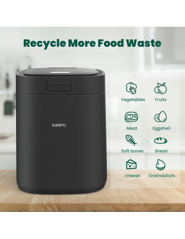 Compostador Eléctrico Karfo 2.5L Automático Sin Olores