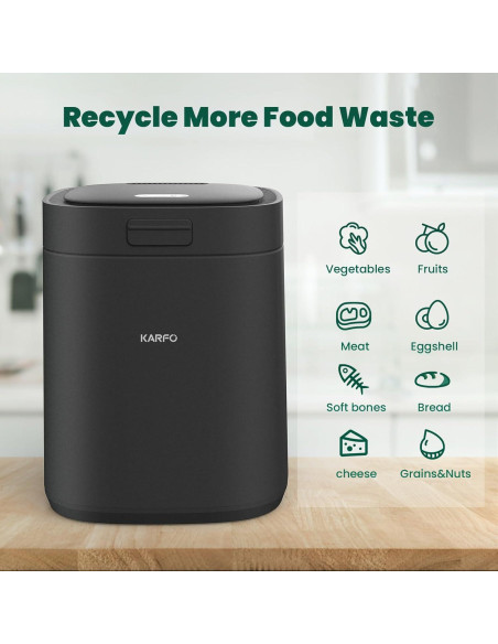 Compostador Eléctrico Karfo 2.5L Automático Sin Olores