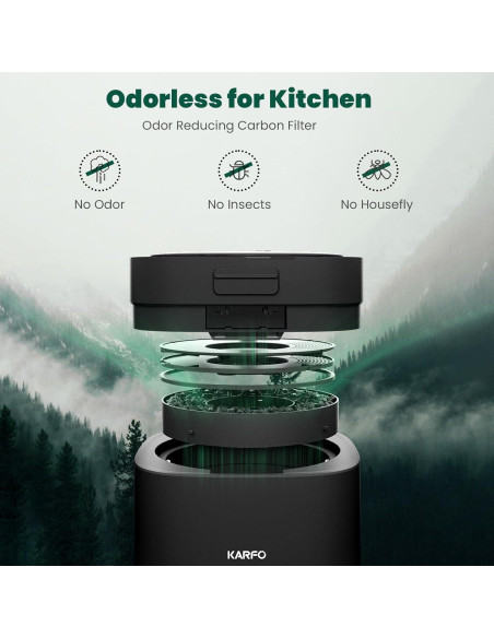 Compostador Eléctrico Karfo 2.5L Automático Sin Olores