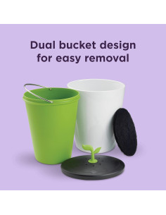 Contenedor de Compostaje Chef'n EcoCrock 3 Litros Cerámica 2