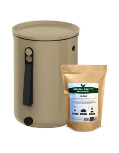 Compostador de Cocina TeraGanix 9.46L Capuchino Sin Olores