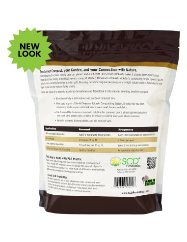 Iniciador de Compost Bokashi SCD Probiotics 0,91 kg