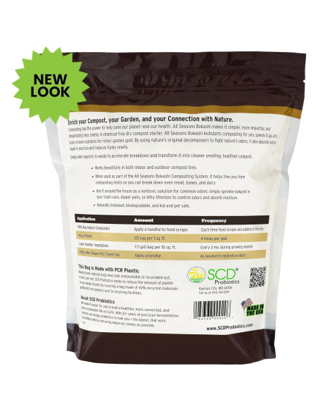 Iniciador de Compost Bokashi SCD Probiotics 0,91 kg