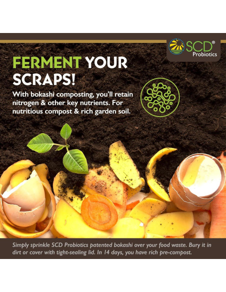 Iniciador de Compost Bokashi SCD Probiotics 0,91 kg