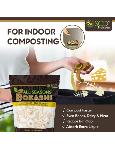 Iniciador de Compost Bokashi SCD Probiotics 0,91 kg