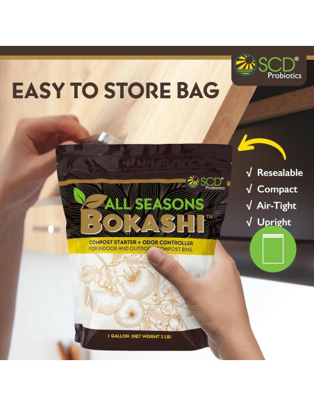 Iniciador de Compost Bokashi SCD Probiotics 0,91 kg