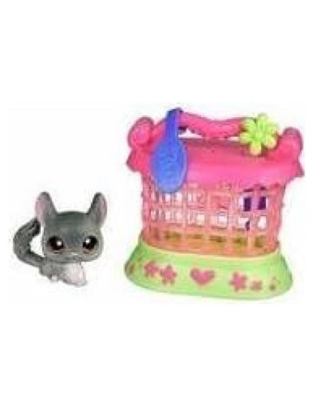 Chinchilla con Casa Littlest Pet Shop - Hasbro - 16.5x15.2cm