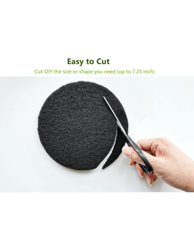 Filtro de Carbón Activado iUoczi 7.25" Redondo - 12 Piezas