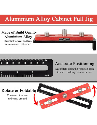 Plantilla de Perforación Ajustable ONLYFU para Gabinete